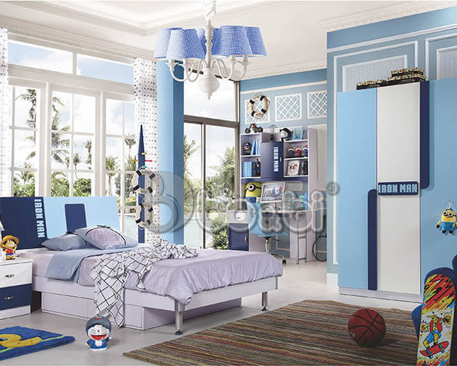 Phòng ngủ cho bé màu xanh – mang vẻ đẹp tươi mát đến không gian của trẻ